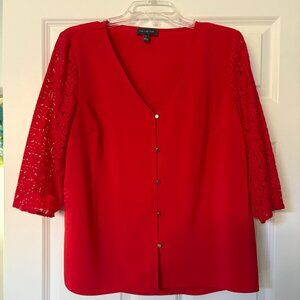 The Limited Red Blouse